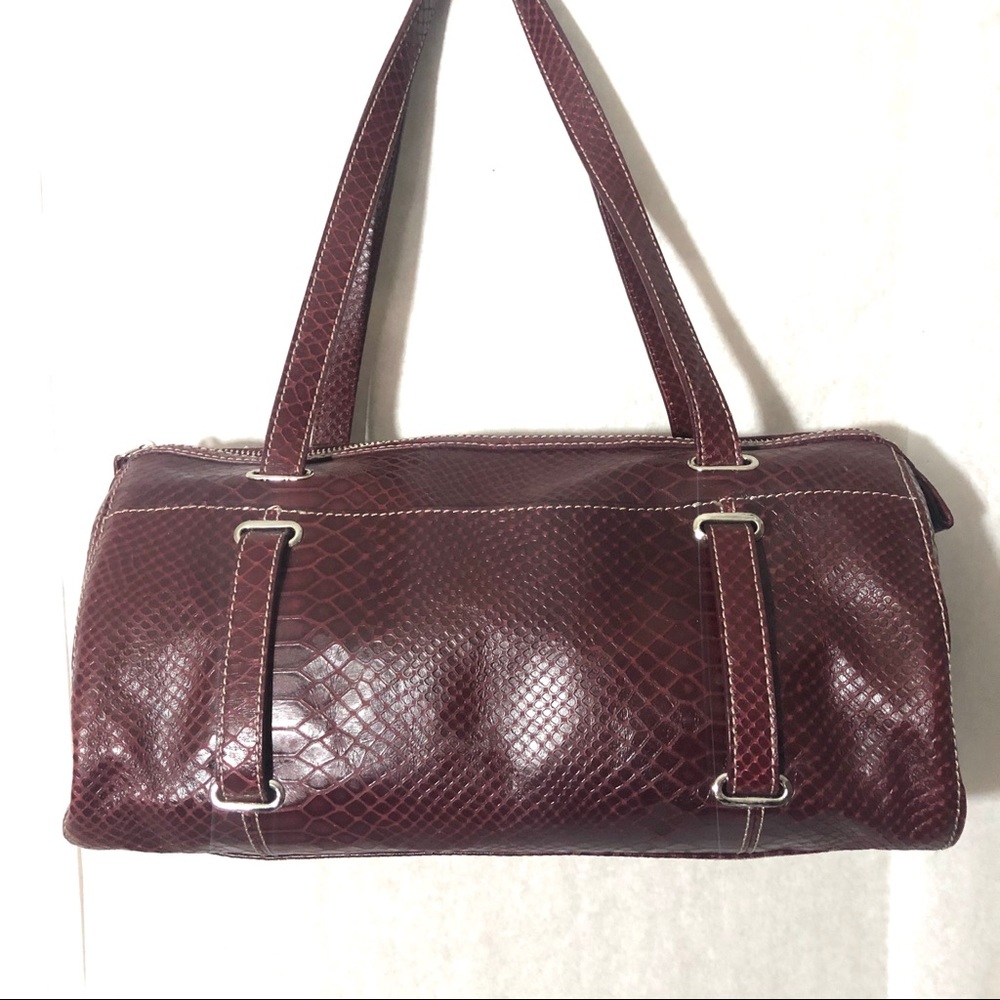 Enzo Angiolini Burgundy Shoulder Bag